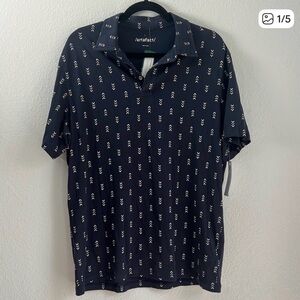 Artefact brand Holston Jersey Geo Printed Polo shirt.